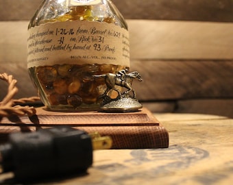 Single Barrel Bourbon Whiskey Bottle Lamp