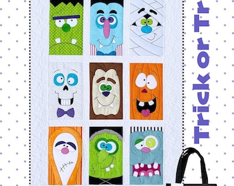 Trick or Treat Quilt Pattern By Amy Bradley From Amy Bradley Designs - PAPER/PRINTED