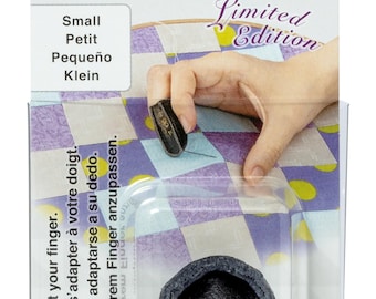 Natural Fit Leather Thimble Small By Clover Needlecraft