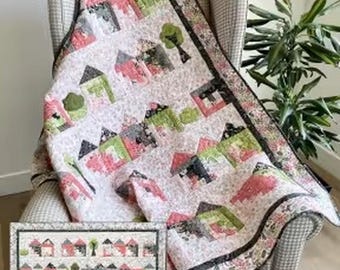 Tiny House Craze Quilt Pattern By Jill Finley From Jillily Studio - PAPER/PRINTED