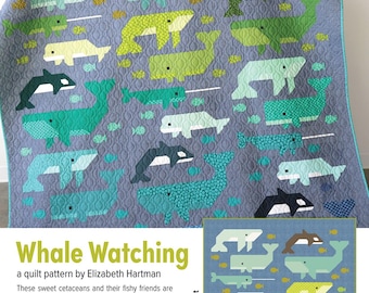 Whale Watching Quilt Pattern By Elizabeth Hartman From Elizabeth Hartman - PAPER/PRINTED