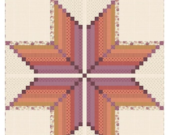 Virginia Star - Jelly Roll Quilt Pattern By Edyta Sitar From Laundry Basket Quilts - PAPER/PRINTED