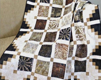 Easy Scrap Quilt Pattern – Beginner Friendly, Crib to King Sizes (Digital Download)