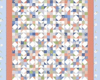Scrap Basket Stars Quilt Pattern By Corey Yoder From Coriander Quilts - PAPER/PRINTED
