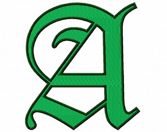 PES 3 inch Old English font