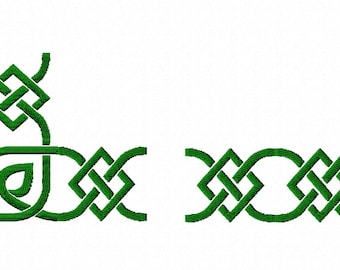 Celtic Knot Border Machine embroidery design