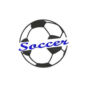 Soccer Embroidery Design