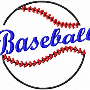 Baseball outline