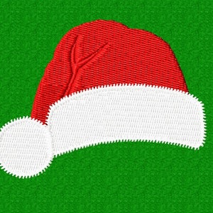 Santa Hat Embroidery Design (4x4 Hoop)