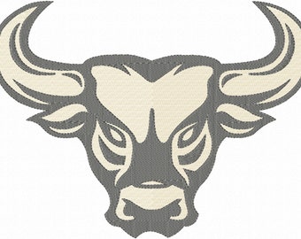5x7 Bull Machine Embroider Design