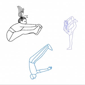 Cheer Leading Set of Machine embroidery designs