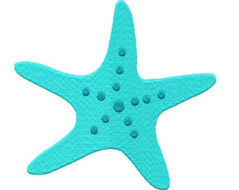 Starfish Embroidery Design 5x7