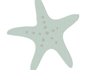 Starfish 4x4 Embroidery Design 4x4