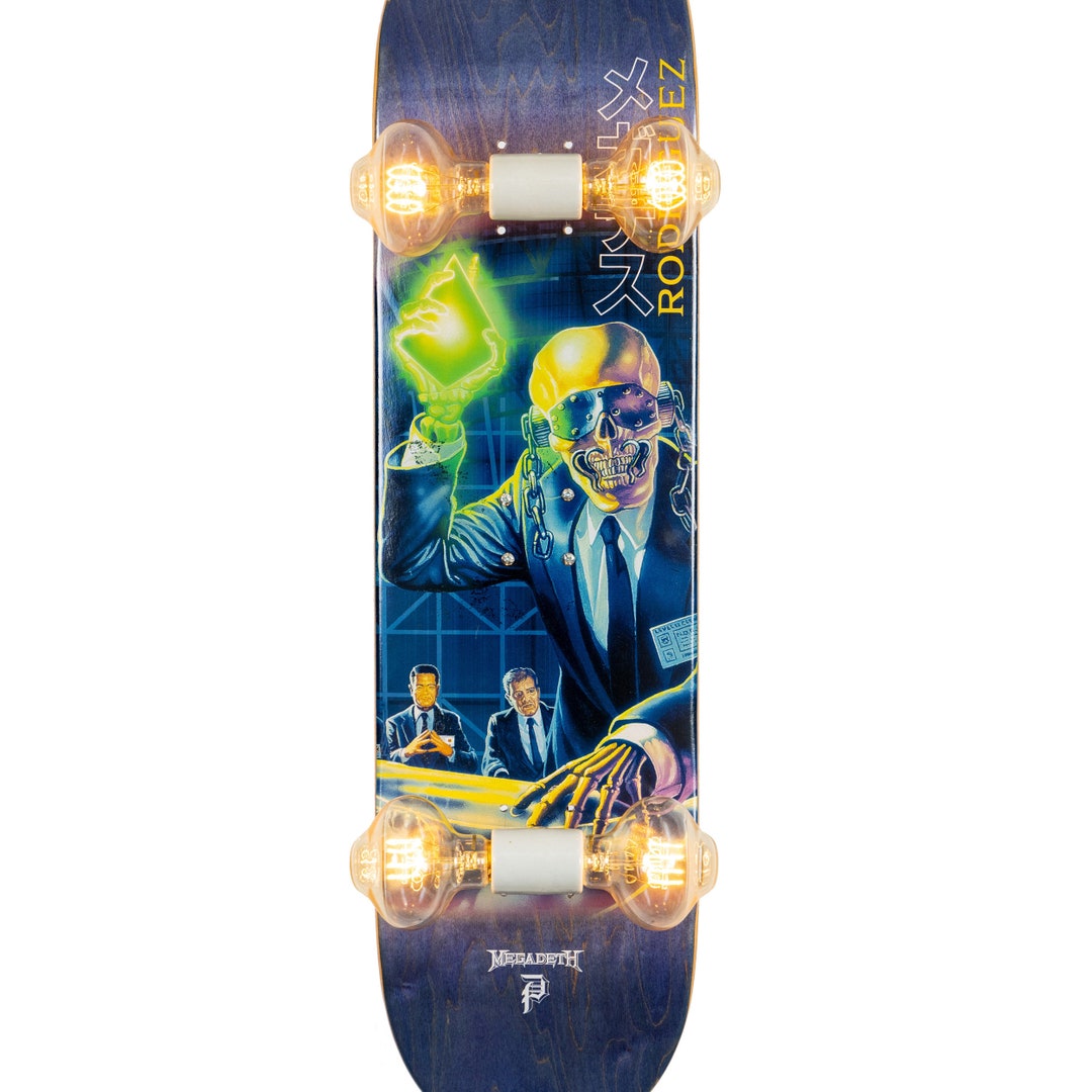 Primitive Megadeth P-rod Rust in Peace Whiskertin Skateboard Light - Etsy