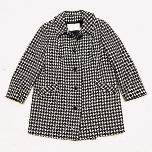 Vintage 1960&#39;s Pendleton Woman&#39;s Coat//100% Virgin Wool//Houndstooth Knit//Made in Oregon