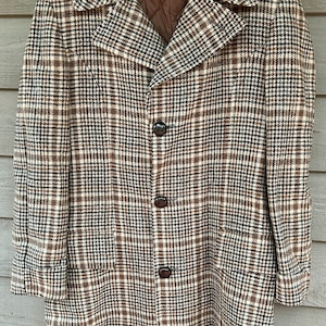Vintage 1960&#39;s//Pendleton Coat//Men&#39;s X-Large//All Wool Fabric//Warm Winter Coat//Excellent Condition