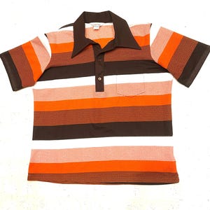 70s Polyester Polo - Etsy 70s Polyester Polo - Etsy