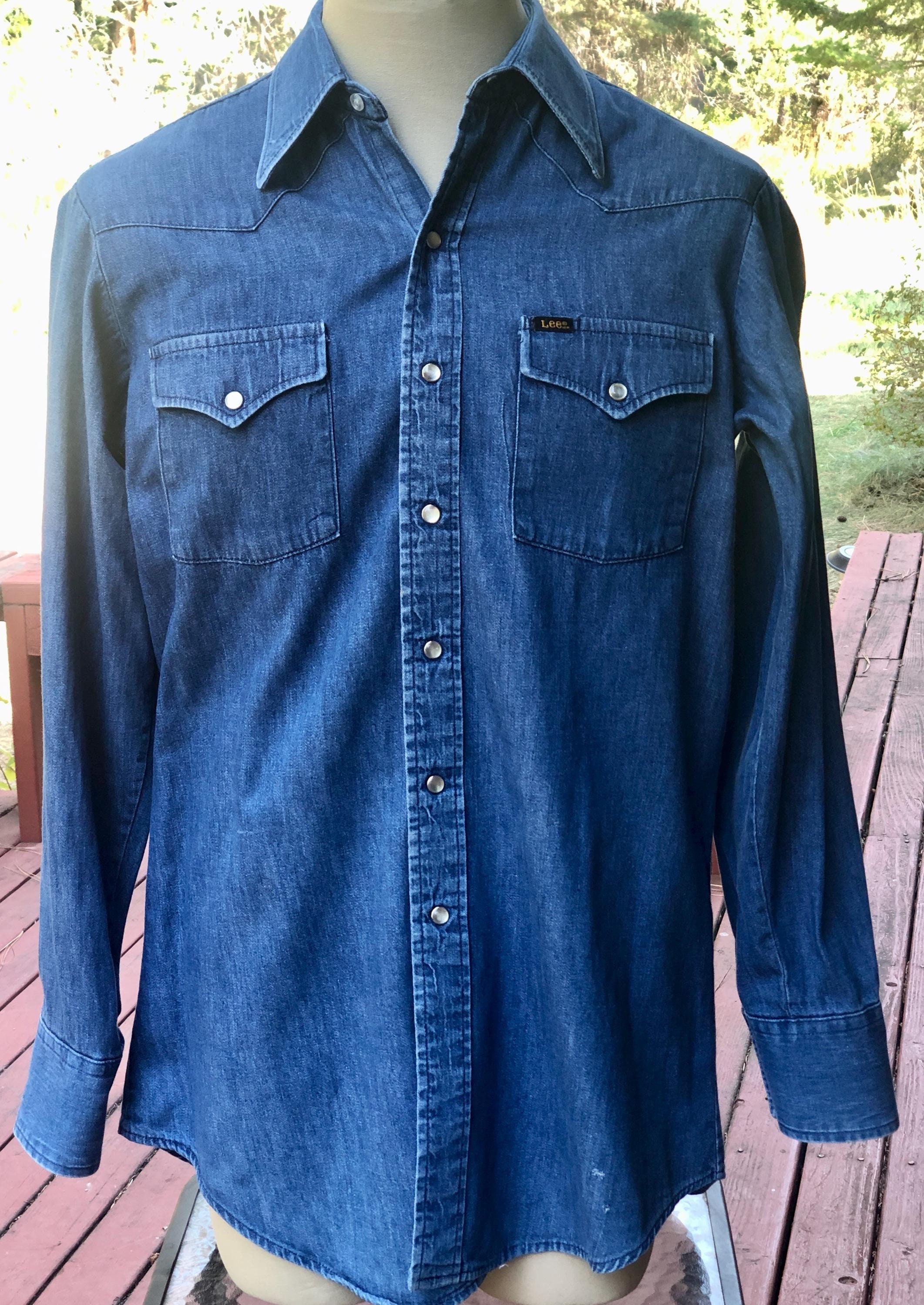 【KOOLOSET】Snap Button Denim Shirt Jacket The Denim Shirt Jacket - Denim Blue – Carbon38