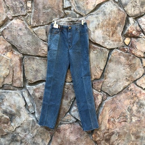 80s Jordache New With Tags Pin Striped Horse Logo Jeans Size 33 Long