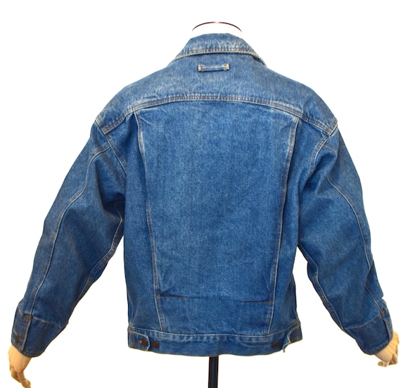 1980s Levi Truckers Jean Jacket Mens Medium - image 2