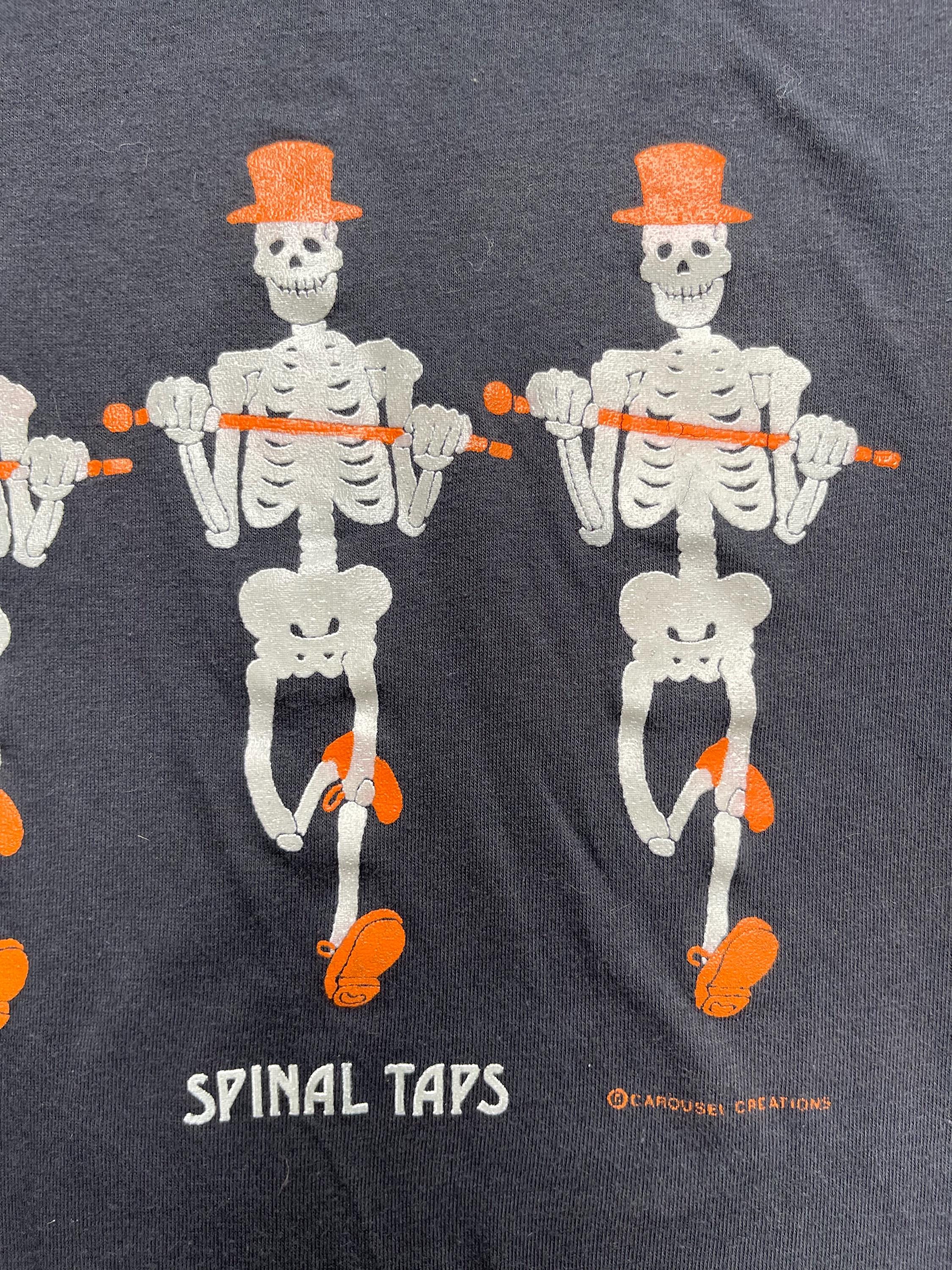 80s Ken Brown Dancing Skeletons Tee スカル | ヤマダウェブコム