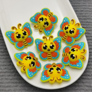 Silicone Bead Honeybee Honey Bee Hornet Focal Bead for Pen Bracelet Necklace Keychain Lanyard , Silicone Bead Bulk DIY Charm Finding ZS1111