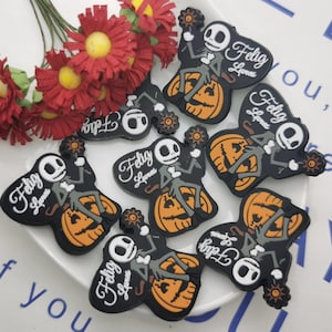 シリコンビーズ ハロウィン ゴースト スカル パンプキン ランタン フォーカルビーズ ペン ブレスレット ネックレス キーチェーン ストラップ シリコンビーズ チャーム ファインディング ZS0390