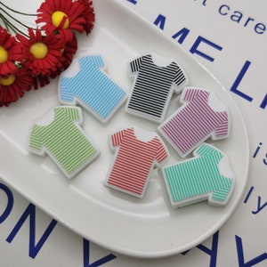 Silicone Bead T Shirt Focal Bead for Pen Bracelet Necklace Keychain Lanyard , Silicone Bead in Bulk Wholesale DIY Charm Finding ZS0010