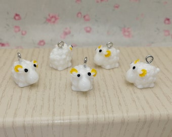 Antique Silver Plated Jewelry Making Charms Sheep Lamb Cabochon Frame Goat Antique Silver Plated Jewelry Making Charms Sheep Lamb Cabochon Frame Goat