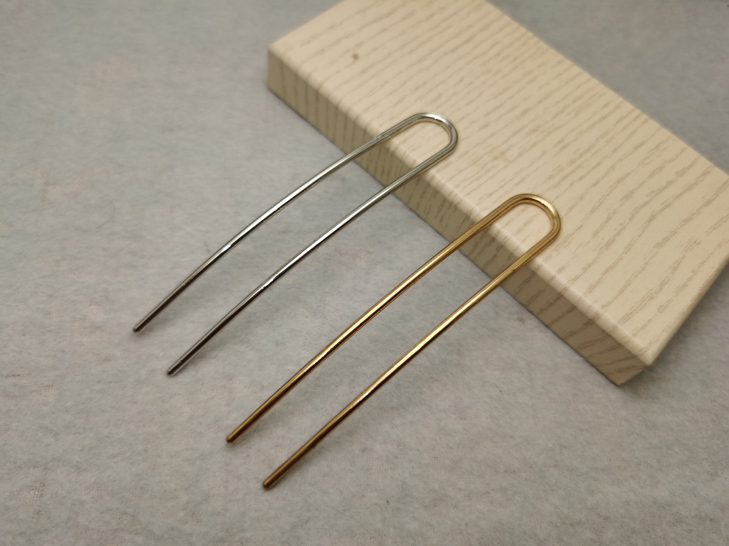 6/20/50 Pieces Metal U Shape Hair Fork Pin Clip Headband Blank