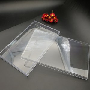 2 pieces 177x110x25mm rectangle shape clear PS plastic box , jewelry bead tool wedding party gift display storage acrylic resin box , ZB0124
