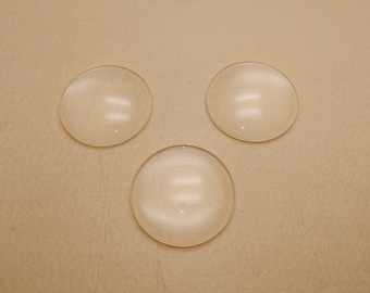 50 mm Durchmesser runden klaren Glas Cabochon Charme, flache Rückseite perfekt glatten Rand Kuppel transparent Cameo decken Schmuck Anhänger Suche ZG0011