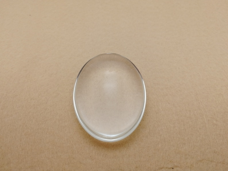 flat back perfectly smooth edges domes transparent cameo cover cabochon charm ZG6 6pcs 40x30mm width oval clear flatback glass cabochon