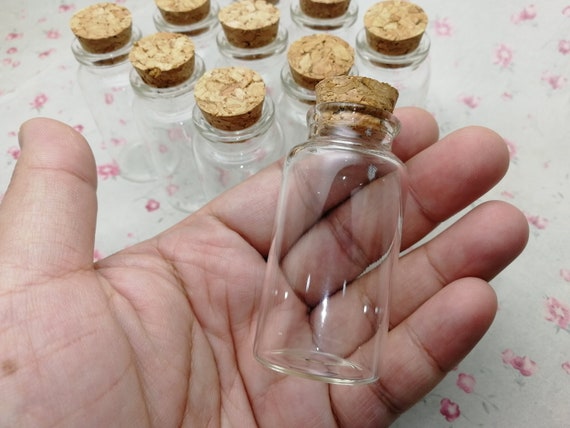24 Mini-Zaubergläser Mit Korken & Schnur – Kleine Glasfläschchen Für DIY, Dekoration, Hochzeitsgeschenke Oder ätherische Öle
