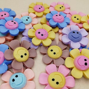 10/50 pieces plastic flower floral flat back cabochon charm , mix color resin flatback cab decoration jewelry bead pendant finding , ZP0065