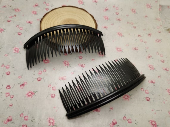 6 Stück Haarkämme Mit Clip – Schwarz, Praktisch Für Frisuren Und Haarstyling