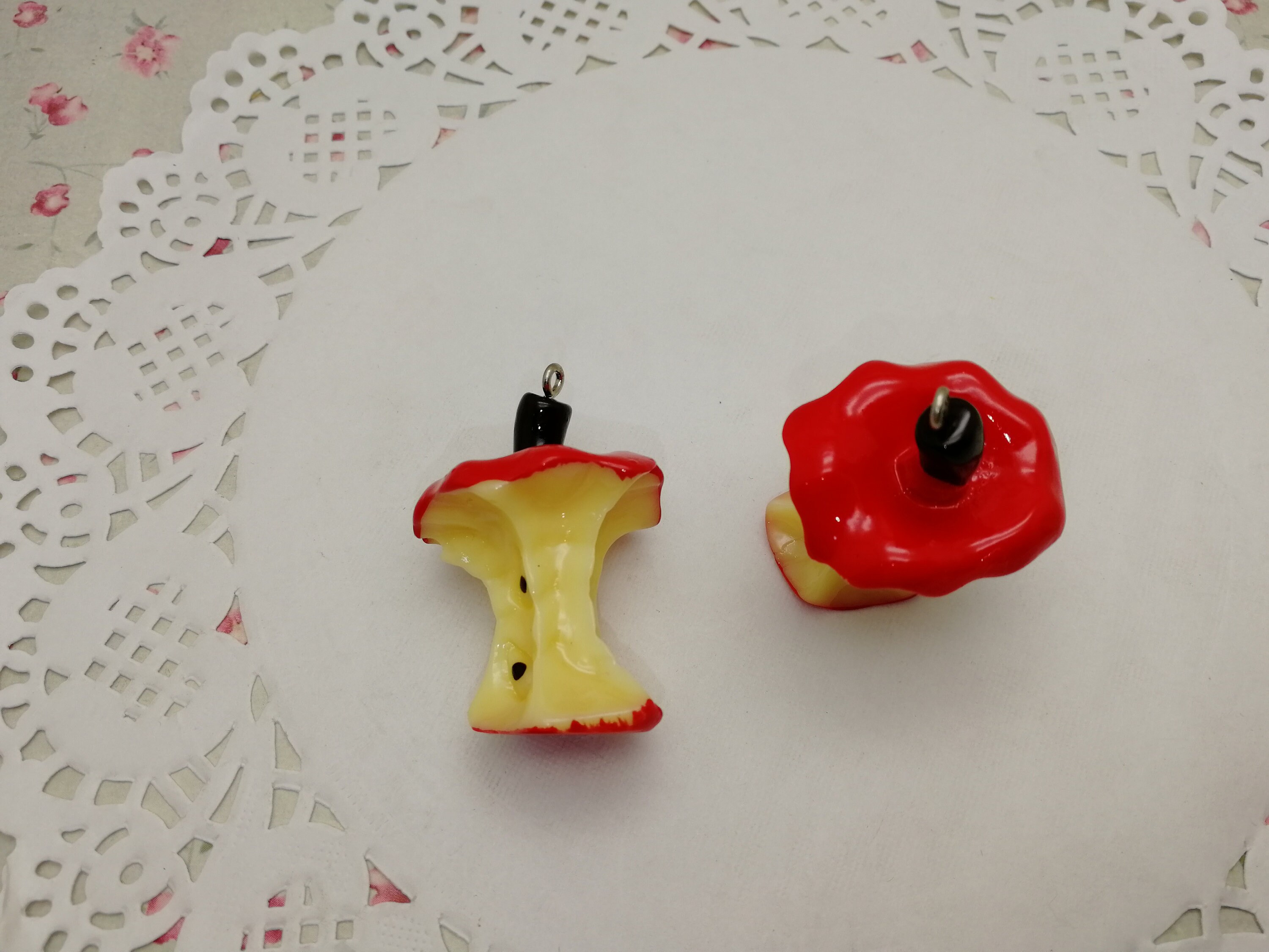 アクセサリー Apples Gold Apple Charm Necklace, Fruit Green Apple Charm, N4998 - Etsy