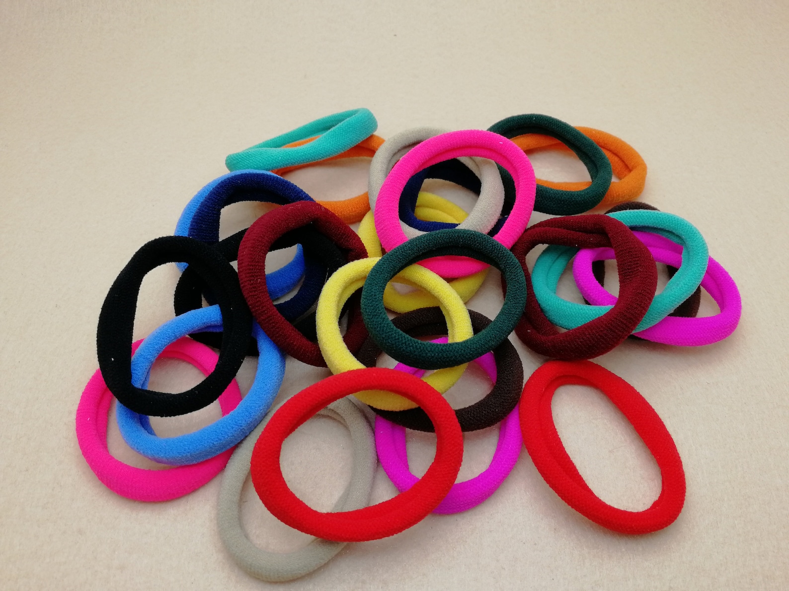 50pcs 8mm Width Elastic Ponytail Holders Hair Accessories Etsy