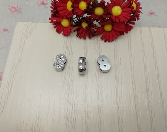 10/100 Pieces Silver Color Imitate Diamond Crystal 10/100 Pieces Silver Color Imitate Diamond Crystal