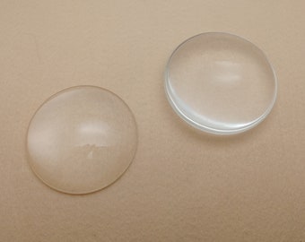 60 mm Durchmesser runden klaren Glas Cabochon Charme, flache Rückseite perfekt glatten Rand Kuppel transparent Cameo decken Schmuck Anhänger Suche ZG0022