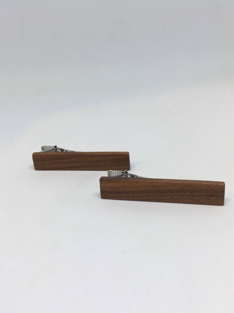 Bolivian Rosewood Tie Clip wooden tie clip tie clip wood tie clip mens accessories image 3