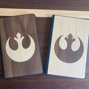 Wooden Notebook Journal Mini Pocketbook Star Wars
