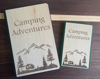 Medium A5 Notebook Journal Camping Adventures