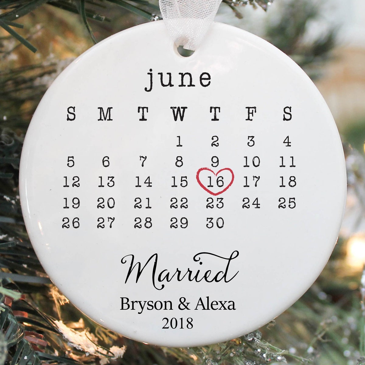 MARRIED Ornament- Wedding Gift- Our First Christmas as Mr and Mrs- Couples Ornament- First Married Christmas- Engagement Ornament - Etsy
