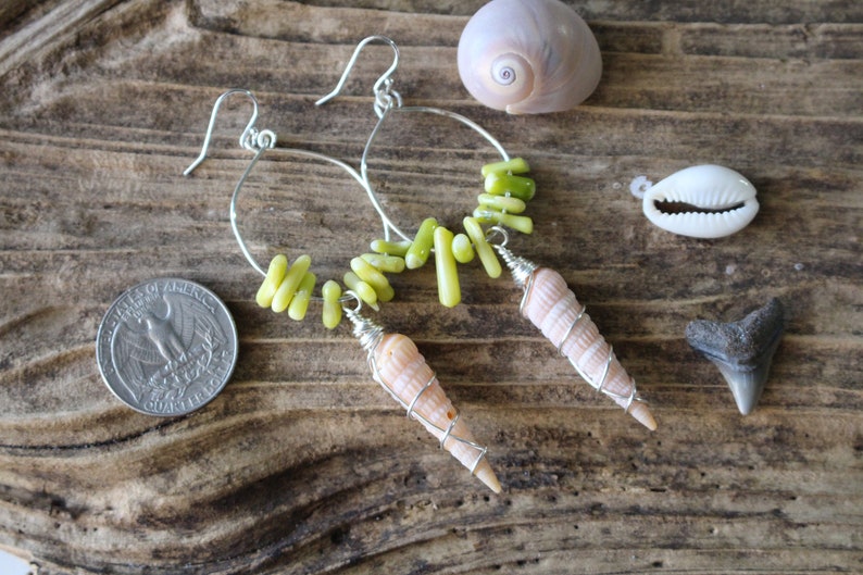 Seagrass MeadowsMermaid EarringsOrganic Shell Earrings