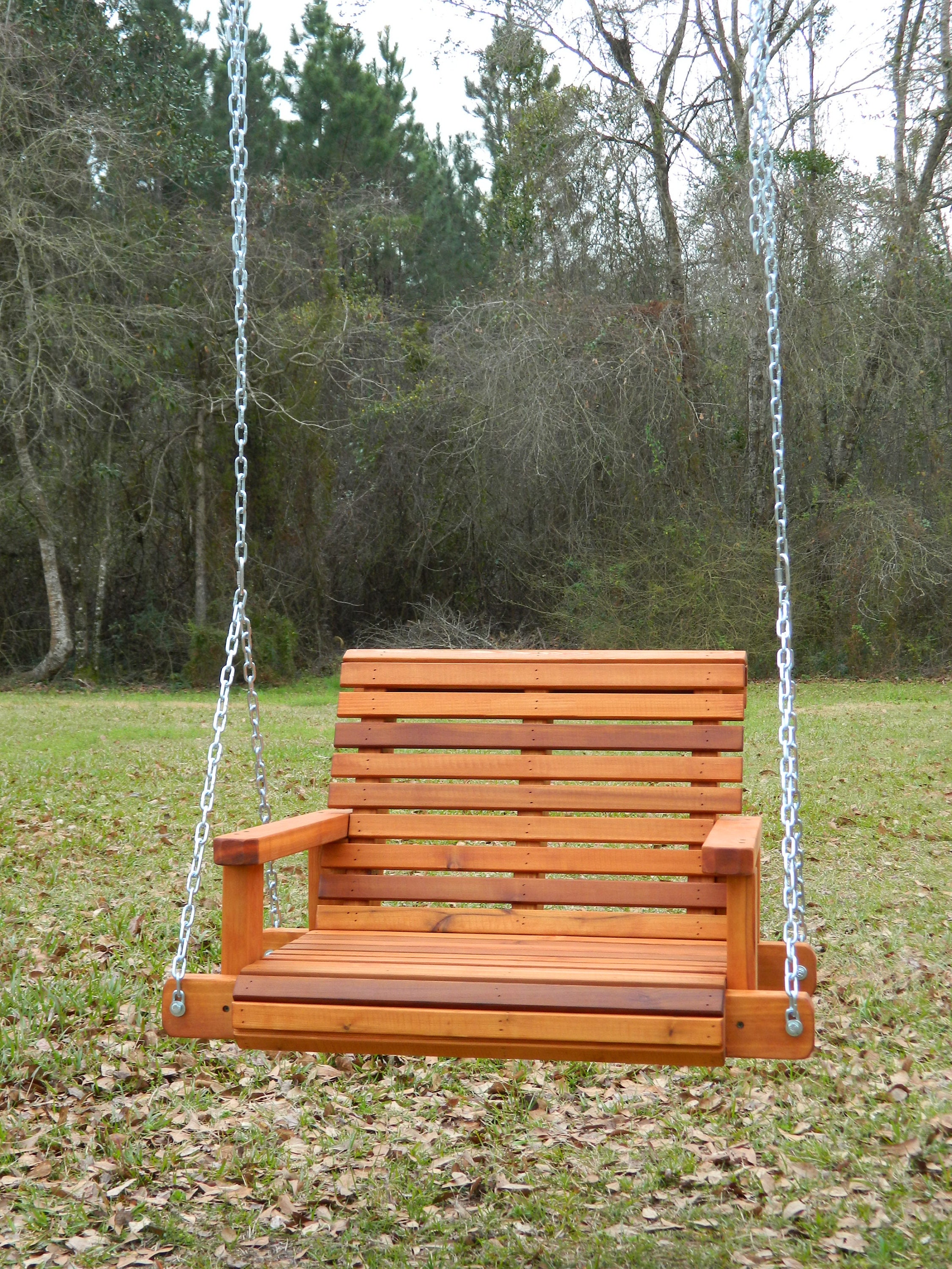 Swing Chair 2ft Cedar Porch Swing Patio Chair Swing Tree Etsy