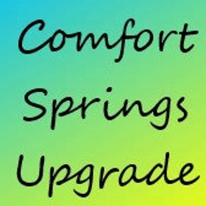 Comfort Springs Upgrade for any Southern Swings Porch Swing Order