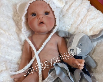 17" Full Body Silicone Preemie Baby Doll: Drink & Wet, Anatomically Correct