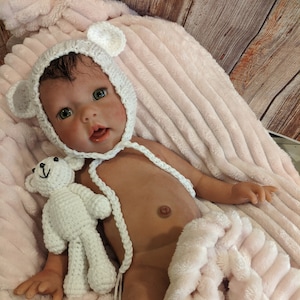 21" Full body solid  silicone baby girl/boy reborn baby doll open eyes happy new sculpt Payments available