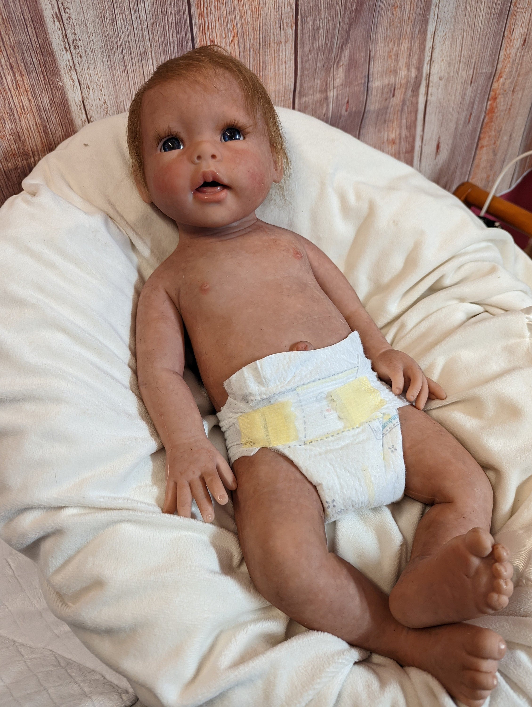 35 CM Soft Full Body Solid Silicone Bebe Reborn Doll Can drink